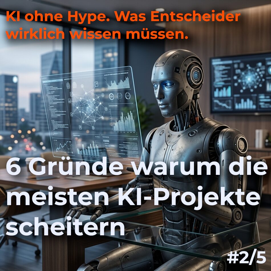 6 Gründe warum die meisten KI-Projekte scheitern
