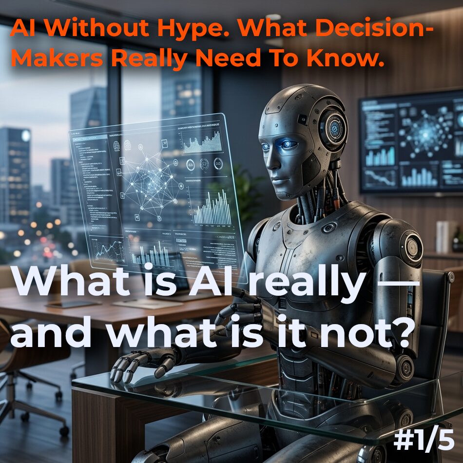 What is AI really — and what is it not?