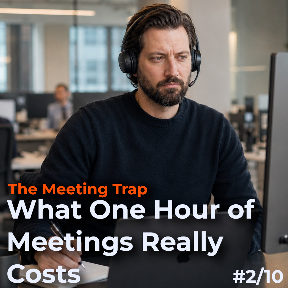 Cost calculation of one engineering hour compared to unnecessary meeting time