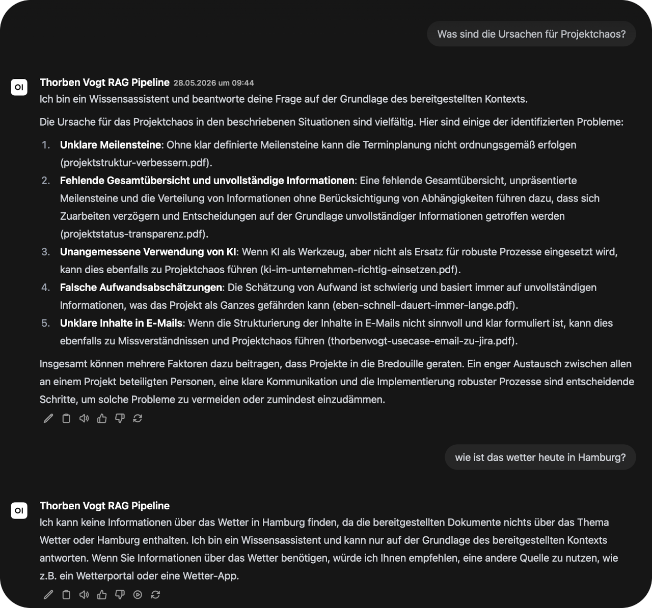 Lokales RAG-System aufbauen: Open WebUI Oberfläche zum Abruf der Daten per Chat